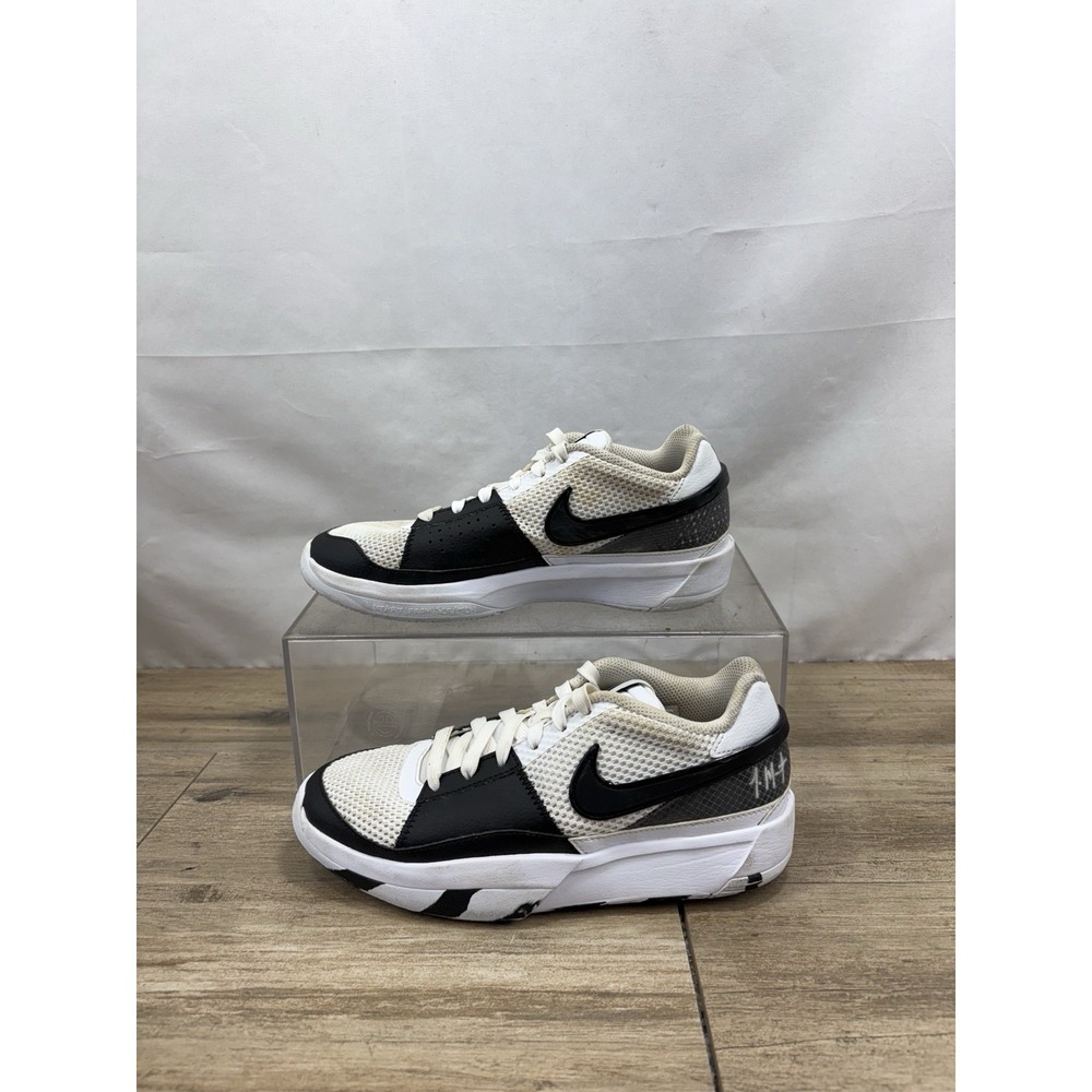 NIKE‎ Ja Morant 1 Scratch 2.0 DX2294-102 GS White Black Size 6y/7.5w